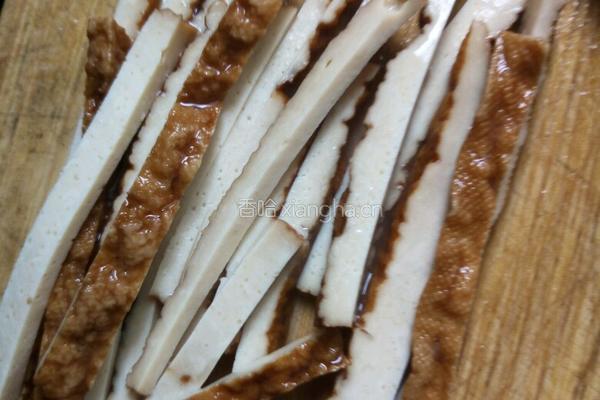 炒豆腐丝的做法图解2
