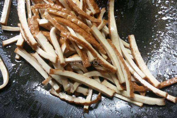 炒豆腐丝的做法图解4