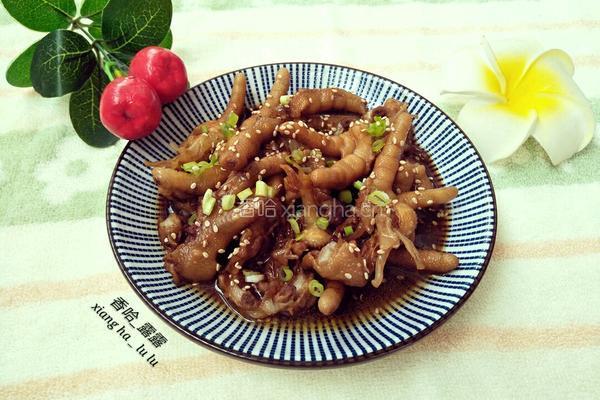 红烧鸡爪的做法图解11