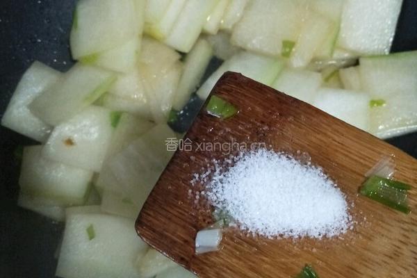 虾皮炒冬瓜的做法图解6
