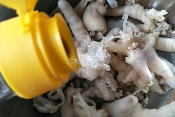 凉拌鸡爪的做法图解8
