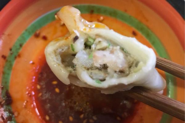虾仁水饺的做法图解4
