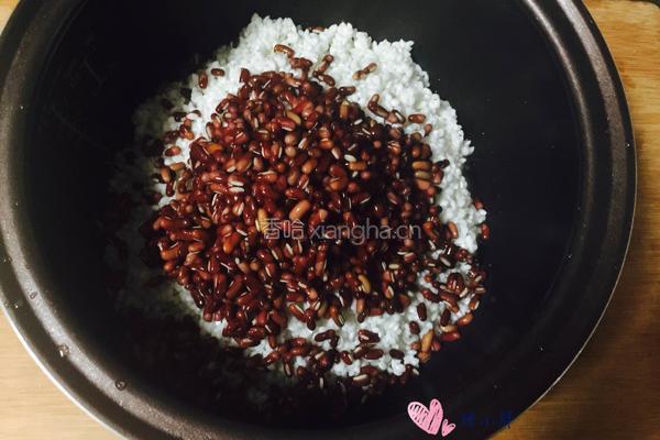 甜粽-红豆粽的做法图解4