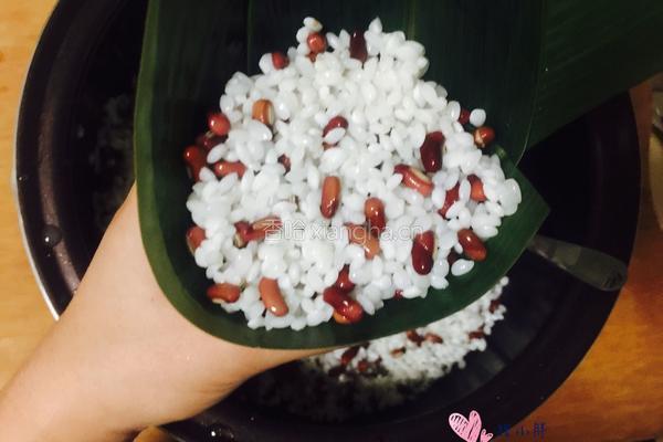 甜粽-红豆粽的做法图解9