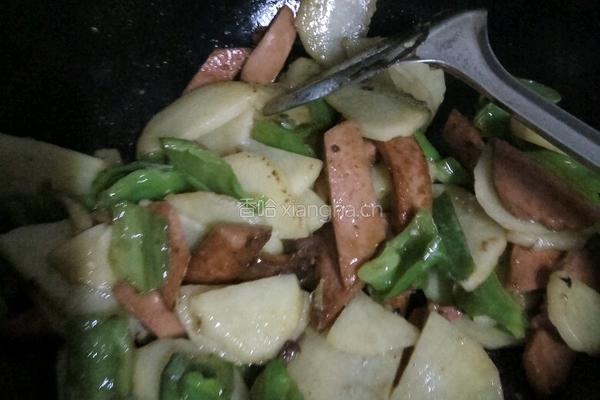 火腿土豆片的做法图解5