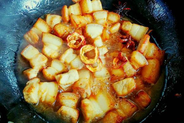 简易版的红烧肉的做法图解6