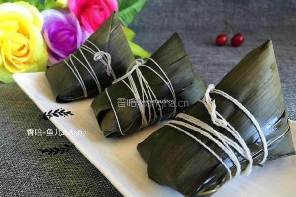 蜜枣葡萄干粽子的做法图解12