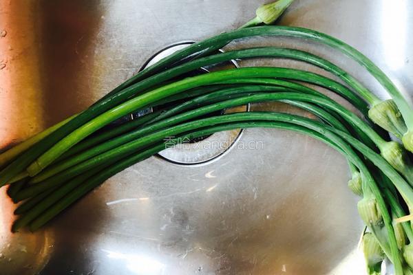 香炒蒜苔阿根廷红虾的做法图解7