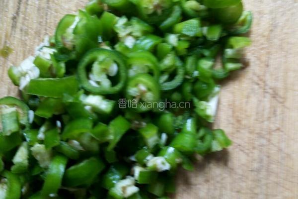 青椒煎荳釭的做法图解3