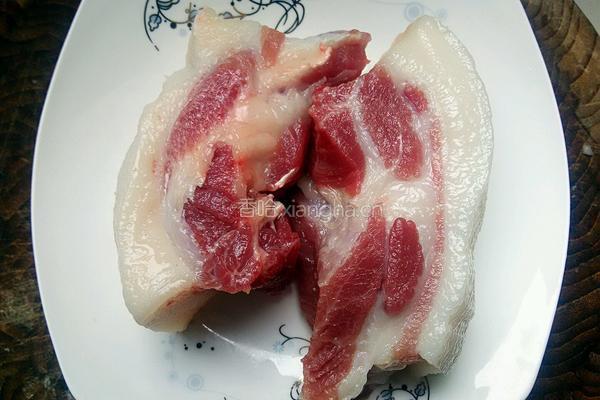 盐煎肉的做法图解1