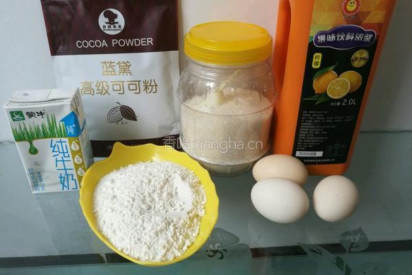 可可戚风蛋糕的做法图解1