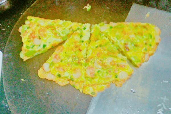 凉瓜鱼肉肠煎蛋角的做法图解6