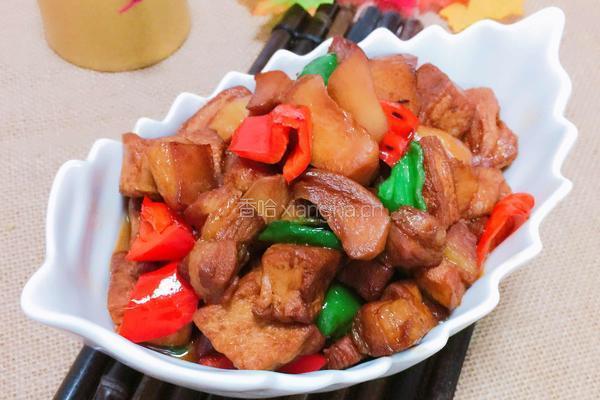 杏鲍菇红烧豆腐的做法图解1