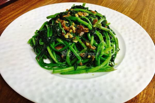 豆酱炒薯苗的做法图解6