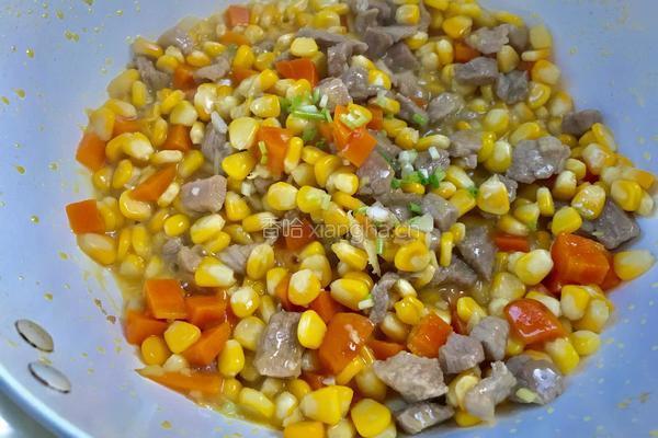 玉米炒肉的做法图解14