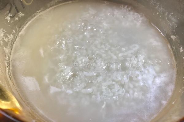 白菜虾米粥的做法图解6