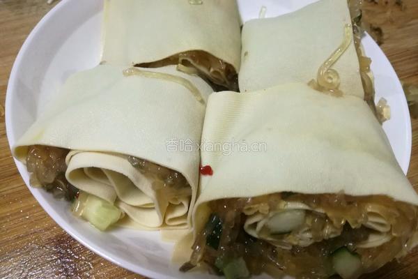 豆皮卷的做法图解5
