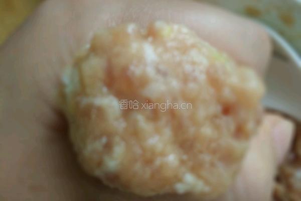 红烧狮子头的做法图解3