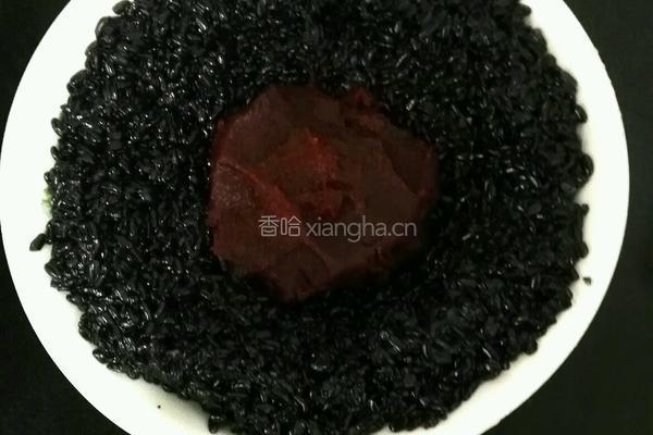 蜂蜜豆沙•乌米饭的做法图解4