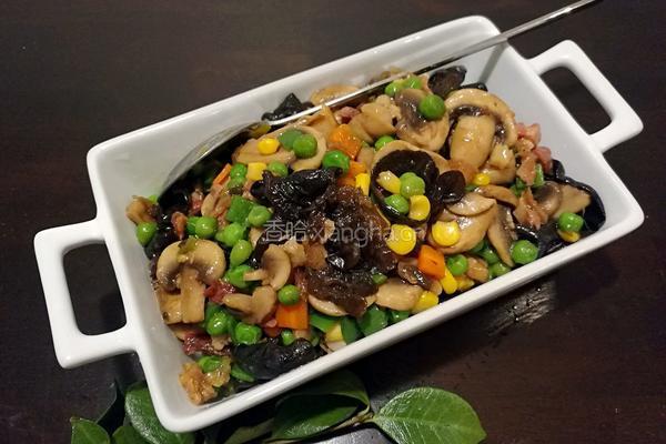 口蘑豌豆炒木耳的做法图解10