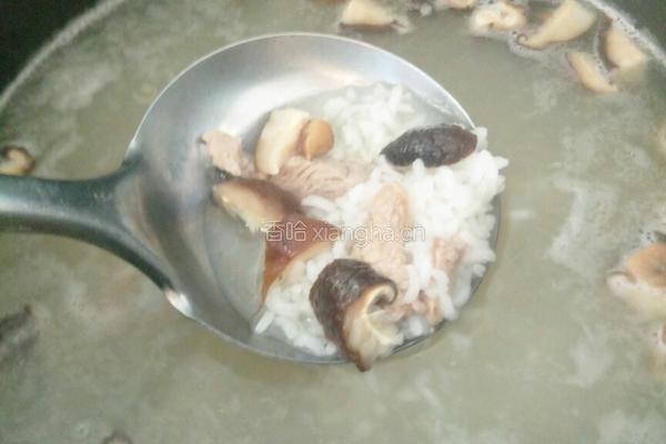 生菜瘦肉粥的做法图解6