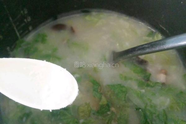 生菜瘦肉粥的做法图解10