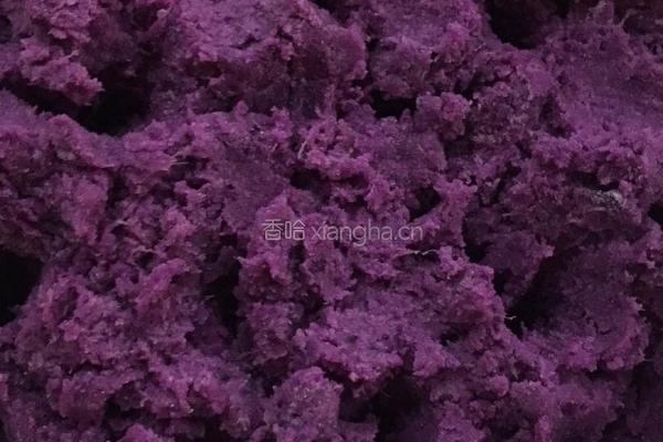 烤紫薯饼的做法图解4