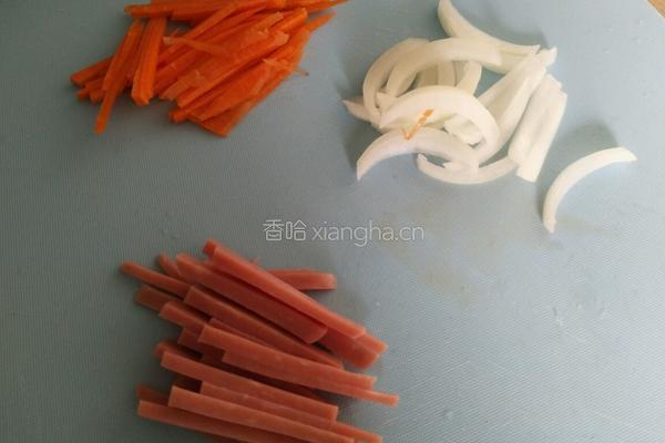 三鲜炒河粉的做法图解3