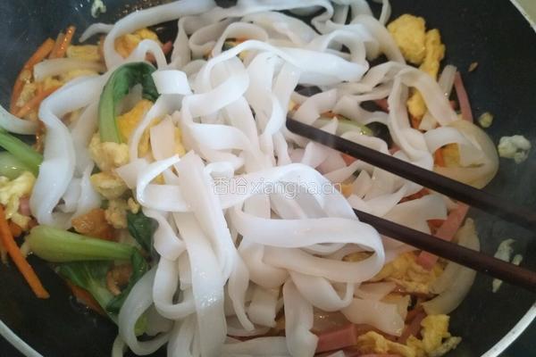 三鲜炒河粉的做法图解10