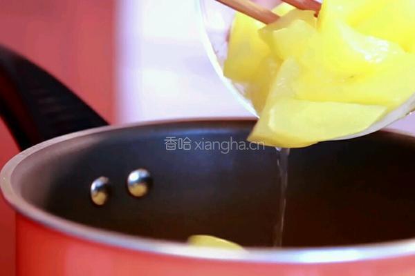 南瓜火腿意面的做法图解4
