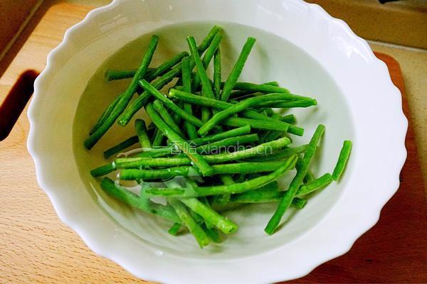 麻将蒜泥拌豇豆#年夜饭的做法图解6