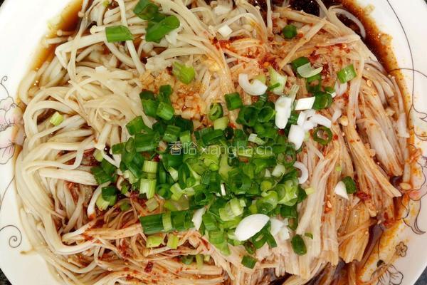 酸辣金针菇的做法图解6
