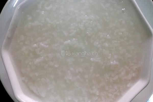 菜心粥的做法图解3
