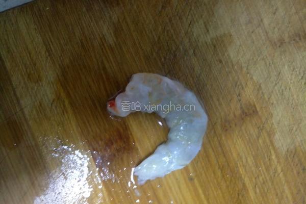 虾仁青豆营养粥的做法图解3