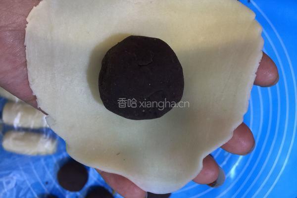 蛋黄酥（豆沙）的做法图解25