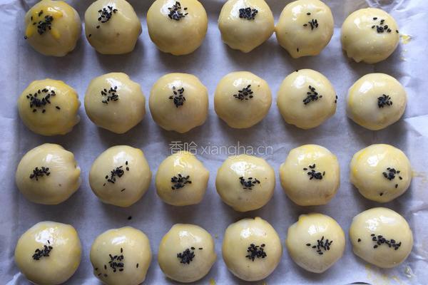 蛋黄酥(豆沙)的做法图解30