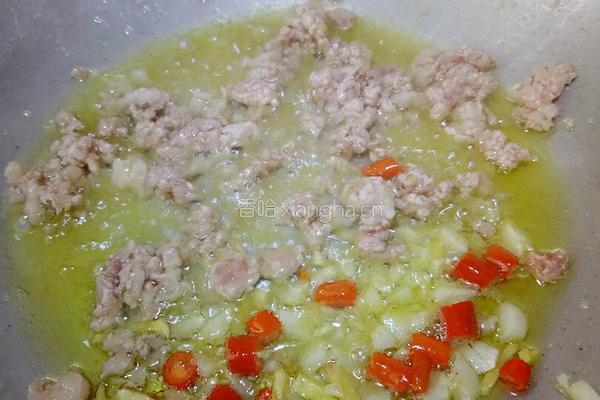豇豆炒肉沫的做法图解3