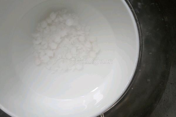 黑糖芝麻西米糊的做法图解4