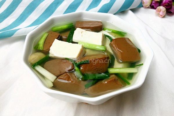 猪红豆腐汤的做法图解7