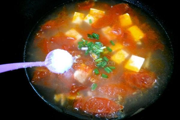 瘦肉番茄豆腐汤的做法图解8