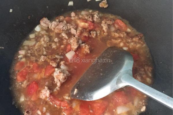 肉酱意大利面的做法图解4