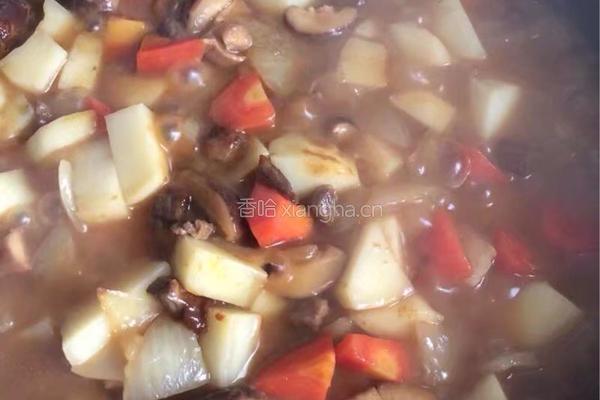 咖喱牛肉块米饭的做法图解7