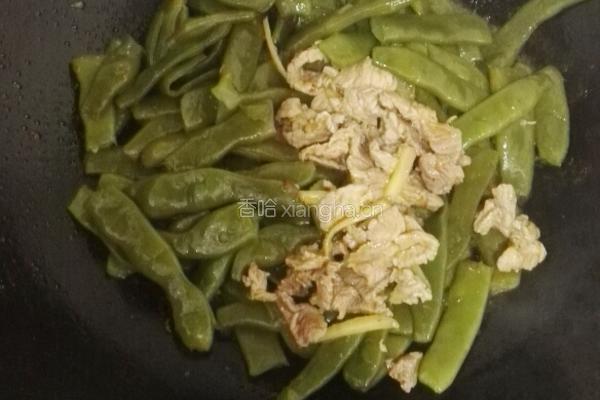 四季豆炒肉的做法图解7