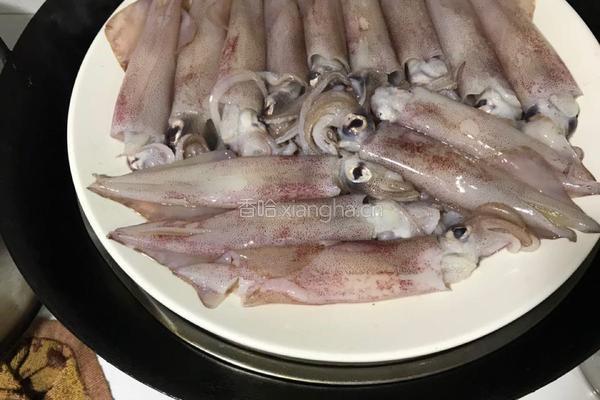 清蒸膏鱿（川味版）的做法图解4