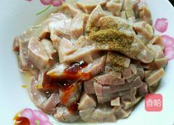 青红椒炒腰花的做法图解6
