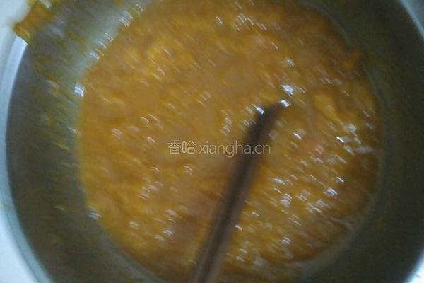 南瓜空心芝麻球的做法图解4