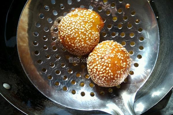 南瓜空心芝麻球的做法图解17