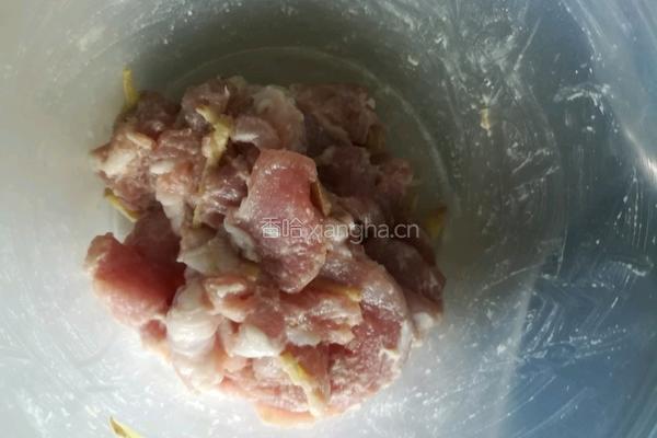 茭白豆干肉丝的做法图解3
