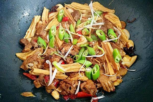 腐竹烧鸭的做法图解17