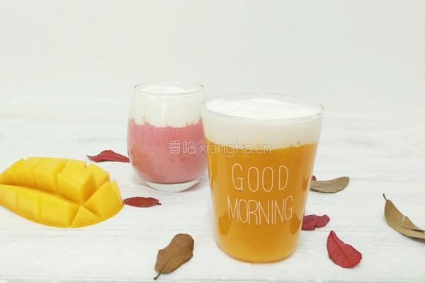 芒果绿茶奶盖和草莓牛奶奶盖的做法图解7